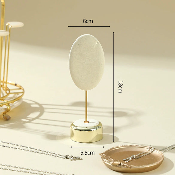 Jewelry Rack Metal And Super Fiber Highend Splicing Style For Ring Necklace Bracelet Pendant