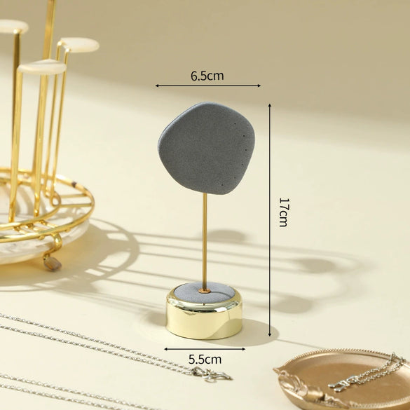 Jewelry Rack Metal And Super Fiber Highend Splicing Style For Ring Necklace Bracelet Pendant