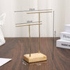 Jewelry Rack Metal And Walnut Highend T Shape Splicing Earrings Display Props