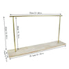Jewelry Rack Metal Wrought Iron Solid Wood Advanced Sense Hanger Shaped For Necklace Ear Studs Display