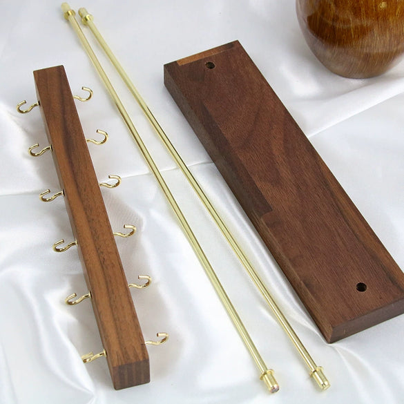 Jewelry Rack Wooden Square Round Tshaped Display Stand For Necklaces And Bracelets