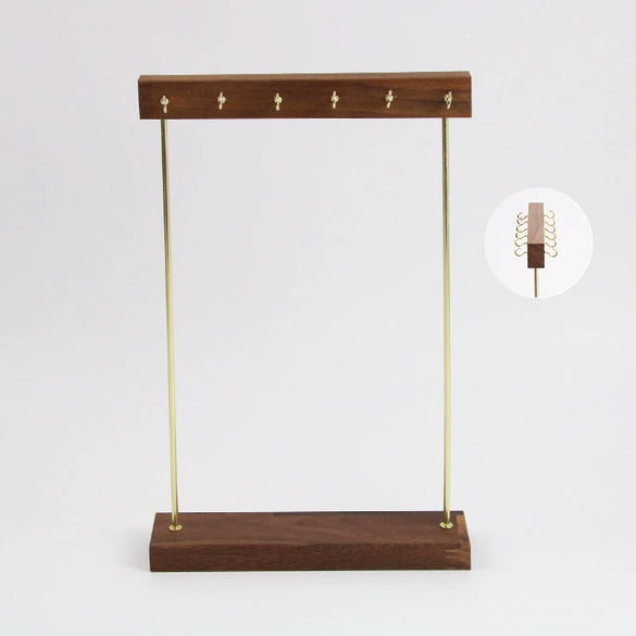 Jewelry Rack Wooden Square Round Tshaped Display Stand For Necklaces And Bracelets