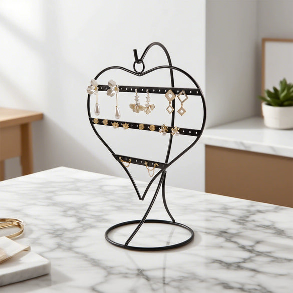 Jewelry Rack Wrought Iron Geometric Shape Iron Art Sophisticated