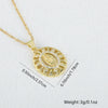 Jewelry Religious Pendant Niche Style Copper Geometric Design
