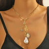 Jewelry Replaceable Pendant Necklace Alloy Drop Shape Star Geometric Diamond Ochain Women's