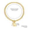 Jewelry Replaceable Pendant Necklace Alloy Drop Shape Star Geometric Diamond Ochain Women's