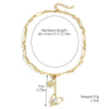 Jewelry Replaceable Pendant Necklace Alloy Drop Shape Star Geometric Diamond Ochain Women's