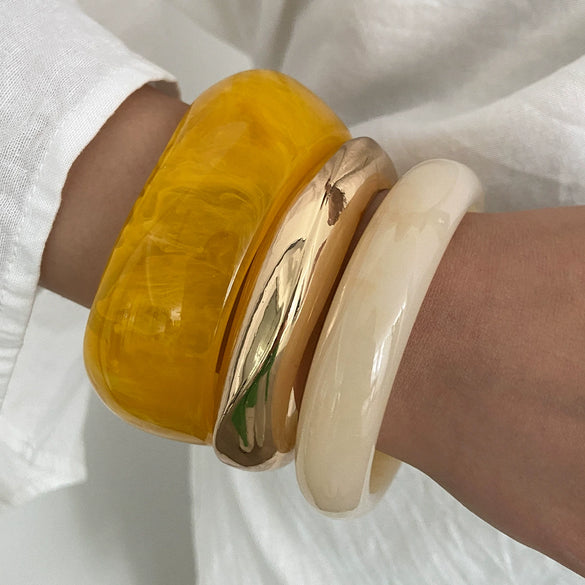 Jewelry Resin Casual Geometric Polish Bracelet