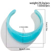 Jewelry Resin Geometric Exaggerated Irregular Halo Wide Open Bracelet Polish