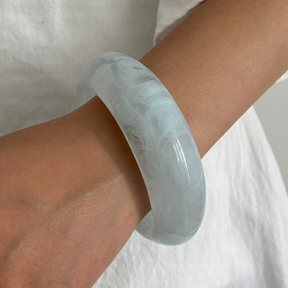 Jewelry Resin Geometric Glossy Light Luxury Elegant Polish Bracelet For Women