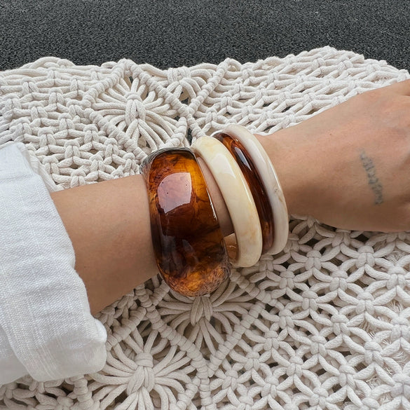 Jewelry Resin Geometric Handmade Niche Bracelet