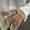 Jewelry Resin Geometric Handmade Ring For Women