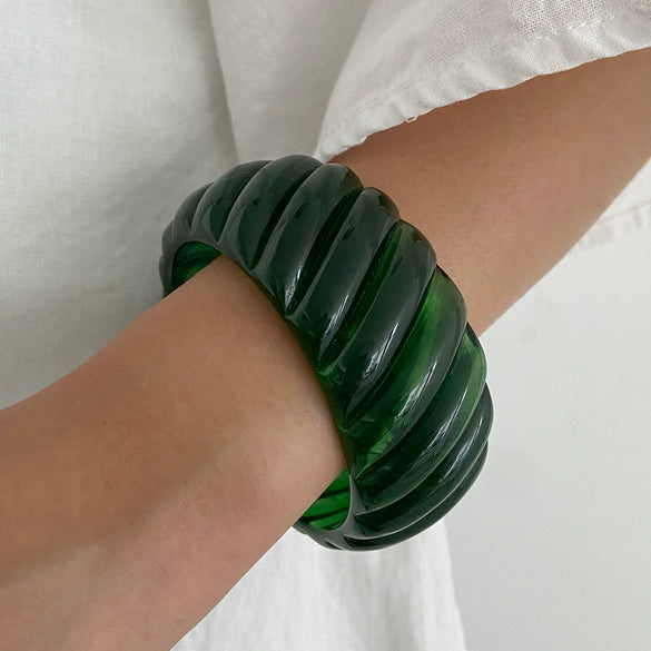 Jewelry Resin Geometric Polish Bracelet For Women