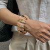 Jewelry Resin Handmade Geometric Elastic Bracelet For Women