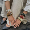 Jewelry Resin Handmade Geometric Elastic Bracelet For Women