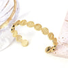 Jewelry Retro Fashion Simple Brass Goldplated Religious Adjustable Bracelets Geometric Light Luxury Style