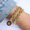 Jewelry Retro Fashion Simple Brass Goldplated Religious Adjustable Bracelets Geometric Light Luxury Style
