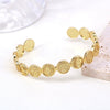 Jewelry Retro Fashion Simple Brass Goldplated Religious Adjustable Bracelets Geometric Light Luxury Style