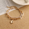 Jewelry Retro Punk Style Bracelet Crystal Alloy Geometric