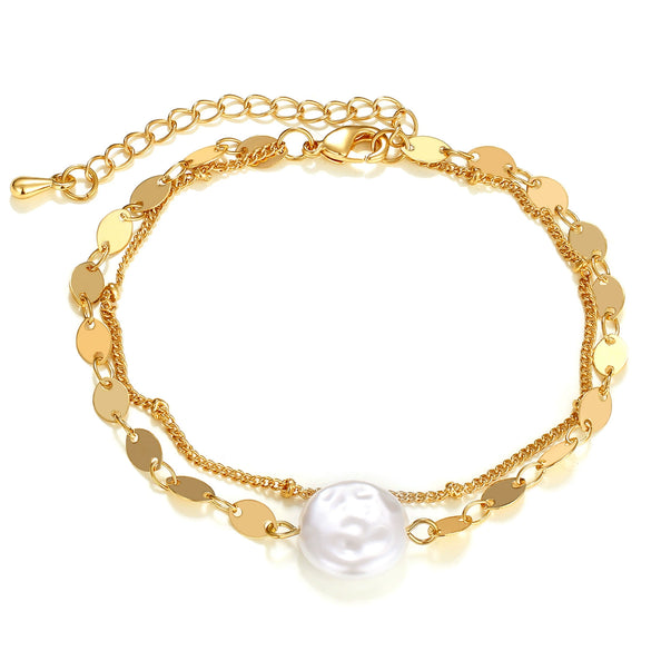Jewelry Retro Punk Style Bracelet Crystal Alloy Geometric