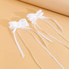 Jewelry Ribbon Bow Stud Earrings Electroplating Original Design