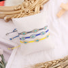 Jewelry Rice Bead Braided Leaves Pattern Women's Bracelet