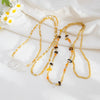 Jewelry Rice Beads Crystal Turquoise Elastic Body Chain
