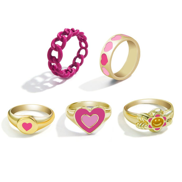 Jewelry Ring Alloy Geometric Electroplating Personality Open Ring For Men