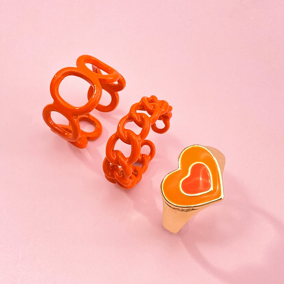 Jewelry Ring Alloy Geometric Electroplating Personality Open Ring For Men