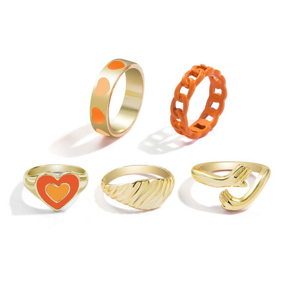 Jewelry Ring Alloy Geometric Electroplating Personality Open Ring For Men