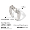 Jewelry Ring And Necklace Titanium Steel Stainless Steel Electroplating Mama Letter Design