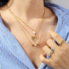 Jewelry Ring And Necklace Titanium Steel Stainless Steel Electroplating Mama Letter Design
