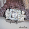 Jewelry Ring Copper Geometric Zirconia