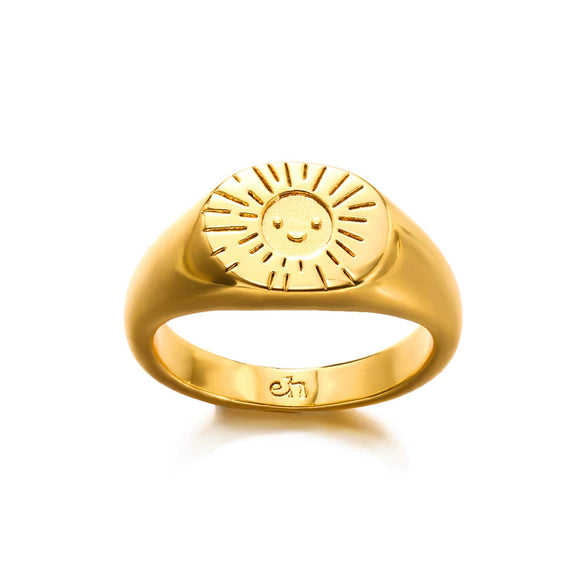 Jewelry Ring Simple Retro Style Unisex Geometric Wave Pattern Electroplated