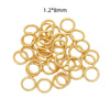 Jewelry Ring Stainless Steel Geometric Mirror Water Plated