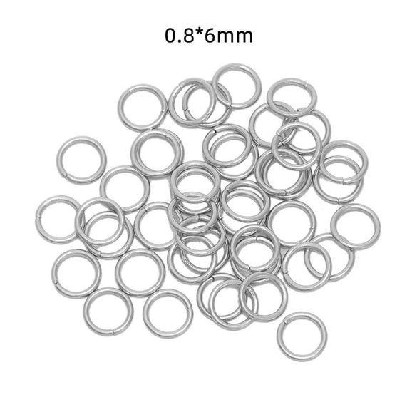 Jewelry Ring Stainless Steel Geometric Mirror Water Plated