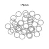 Jewelry Ring Stainless Steel Geometric Mirror Water Plated