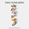Jewelry Ring Titanium Steel Geometric Electroplating Light Luxury Highend Ring For Women