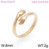 Jewelry Ring Titanium Steel Geometric Electroplating Unisex