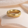 Jewelry Ring Titanium Steel With Letters Numbers Text Vacuum Plating Unisex
