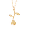 Jewelry Rose Pendant Necklace Alloy Geometric U Shape Electroplating