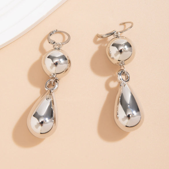 Jewelry Round Bead Necklace Women's Geometric Copper Electroplating