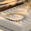 Jewelry S925 Sterling Silver Bracelet Geometric Electroplating Women's