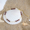 Jewelry S925 Sterling Silver Geometric Crystal Anklet For Women