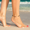 Jewelry S925 Sterling Silver Geometric Crystal Anklet For Women