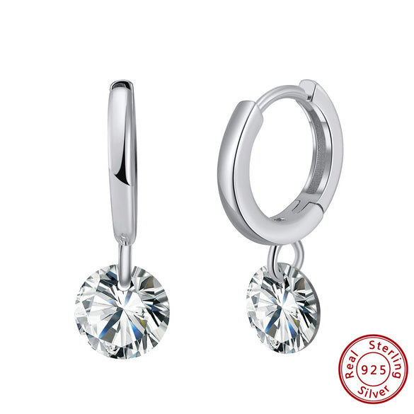 Jewelry S925 Sterling Silver Geometric Earrings