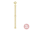 Jewelry S925 Sterling Silver Geometric Ochain Polished Fashion Plain Diy Chain