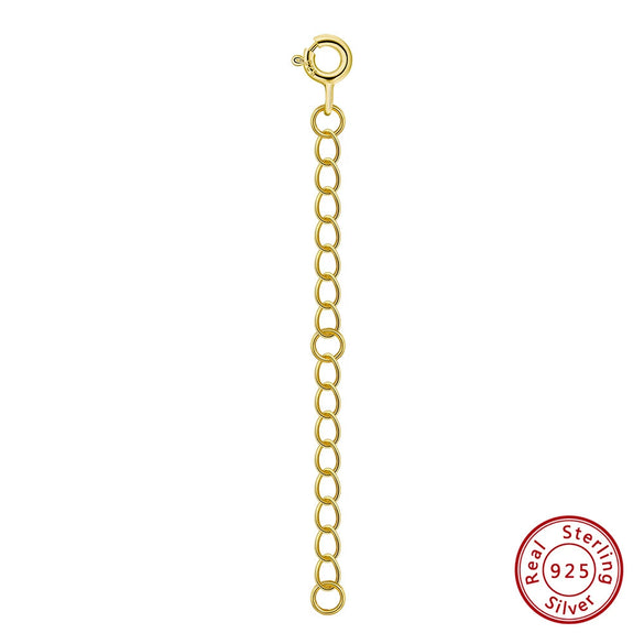 Jewelry S925 Sterling Silver Geometric Ochain Polished Fashion Plain Diy Chain