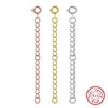 Jewelry S925 Sterling Silver Geometric Ochain Polished Fashion Plain Diy Chain