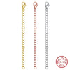 Jewelry S925 Sterling Silver Geometric Plain Ochain Polished